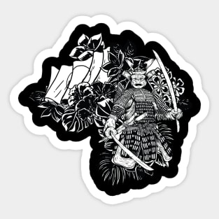 Classical Samurai Art Sticker